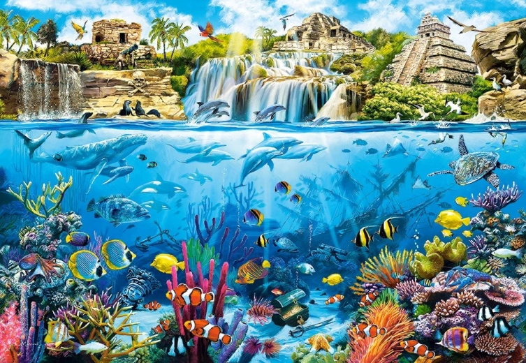 Puzzle mit 1500 Teilen – Pirateninsel: Korallenriff