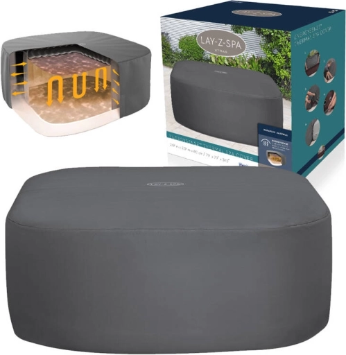 Thermoabdeckung für quadratische Whirlpools Bestway Lay-Z-Spa EnergySense