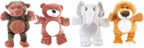 Plush Hand Puppet Animal 27 cm