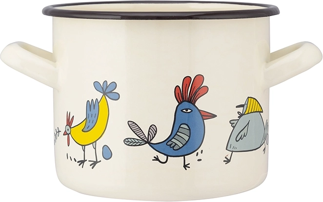 1.5 L Kurki Pot (mushroom motif) 14 cm