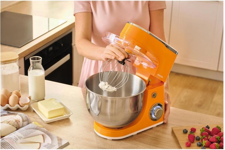 Grand bol en acier inoxydable de 5,5 l