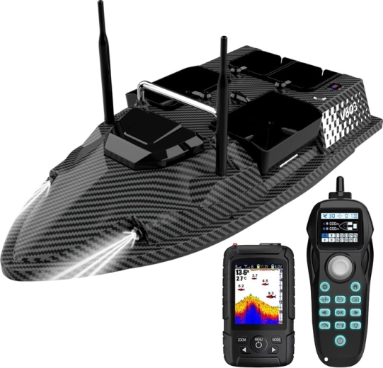 Flytec V803 Pro Futterboot mit GPS und Sonar 5200 mAh