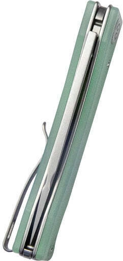 Durable G10 handle with clip