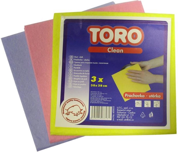 Stofdoek van non-woven textiel 38 × 38 cm, 3 stuks