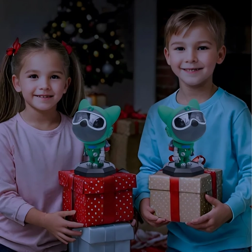 Astronaut-honden sterrenprojector met 360° afstandsbediening