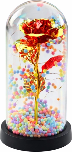 Romantische Dekoration mit ewiger Rose