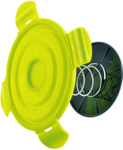 Dichtes Deckel mit 4 Klipps und Silikondichtung