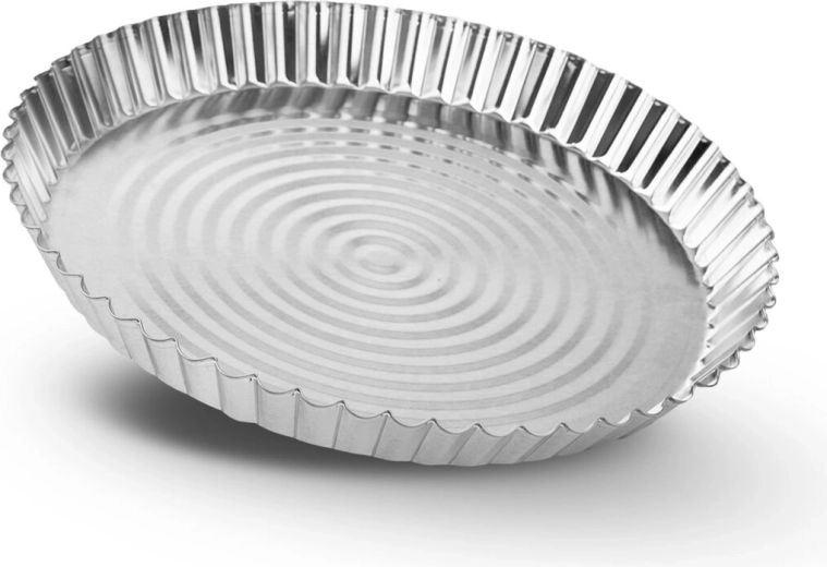 Vertinde platte bakvorm voor taart en pizza 20 cm