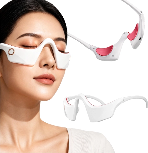 Compresseur de massage oculaire vibrant rechargeable avec USB - 1 pièce