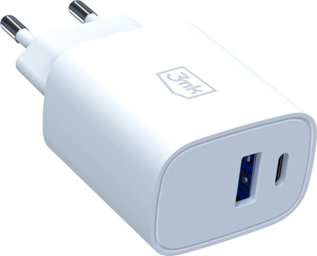 Twee poorten: USB‑C en USB‑A