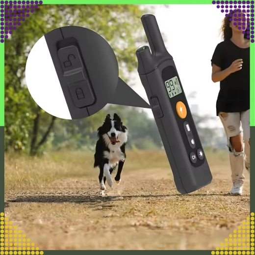 Clear remote with light and lock