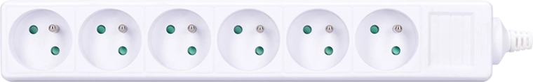 Solight meervoudige contactdoos met 6 stopcontacten