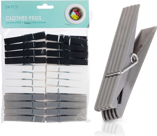 Plastic wasknijpers Ultra Clean 24 stuks