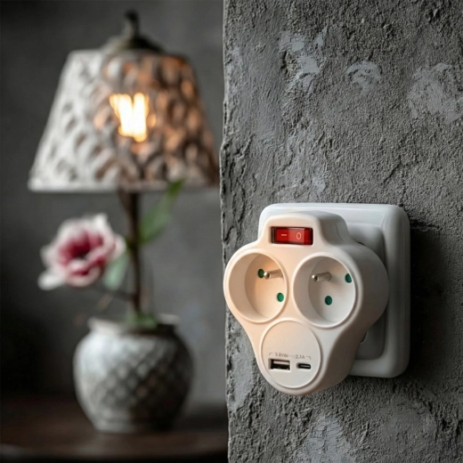 Recharge via USB et USB-C