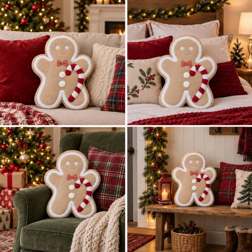 For the sofa, bed, or Christmas arrangement