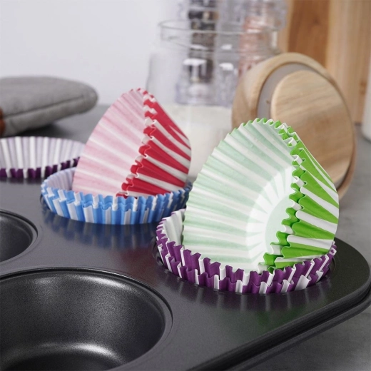 72 gekleurde vormpjes in de verpakking