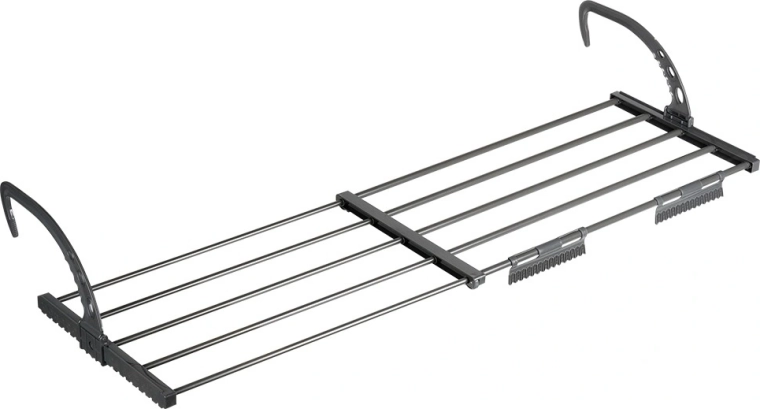 Einfaches Einhängen an Heizkörper und Balkon