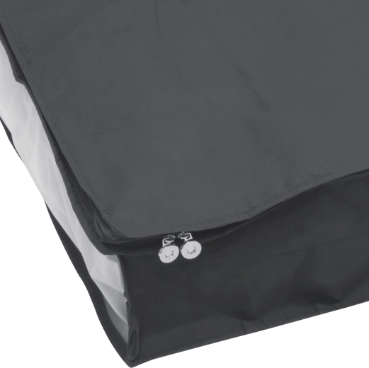 Double zipper around the entire edge