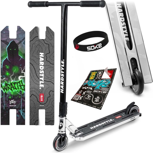 Soke BOX freestyle step zilver-zwart
