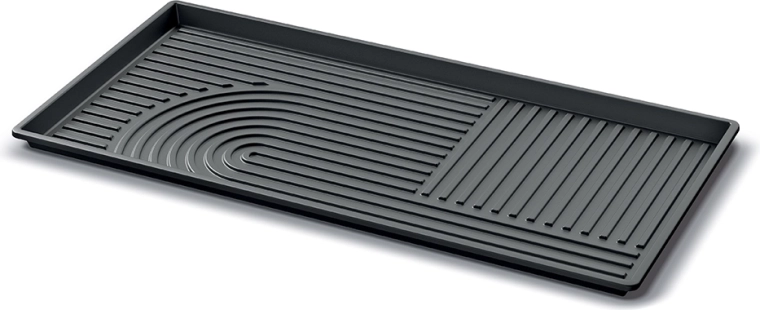 Ablageunterlage Tassy Dry Pad 72,4 cm – recyceltes Schwarz