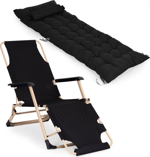 Soft quilted cushion with headrest