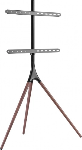 Trépied sur pied pour TV 45–65" avec pieds en bois, 32 kg