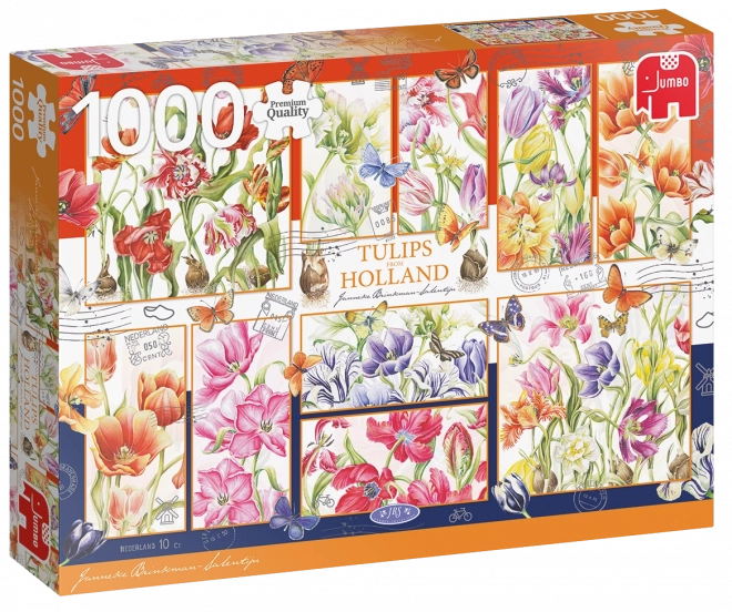 Dutch Tulips Puzzle 1000 Pieces JUMBO