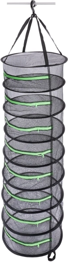 8 tiers for fast, space-saving drying