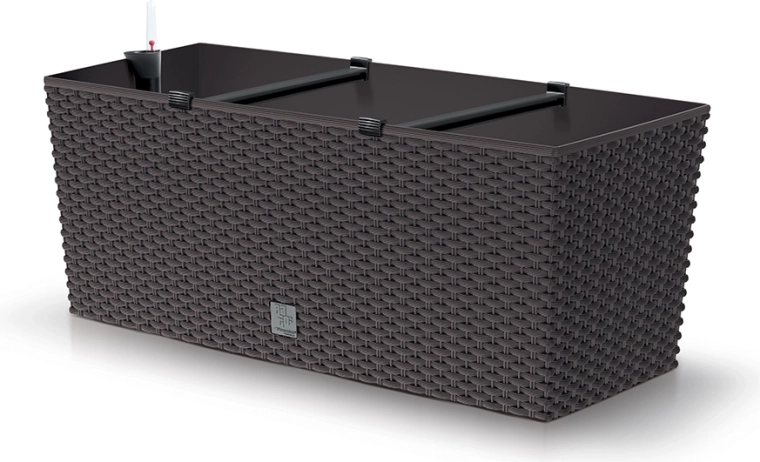 Jardinière auto-arrosante Rato Case 80 cm umbra
