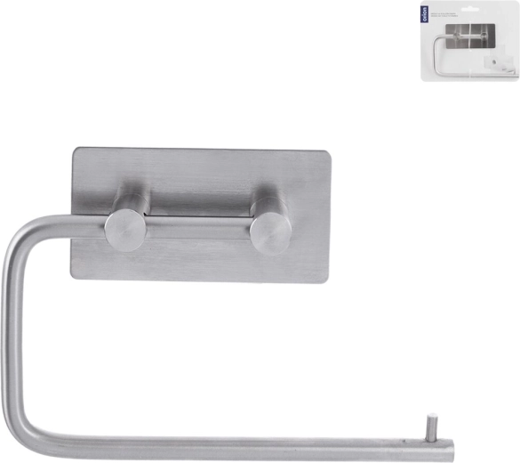 Stainless Steel Adhesive Toilet Paper Holder
