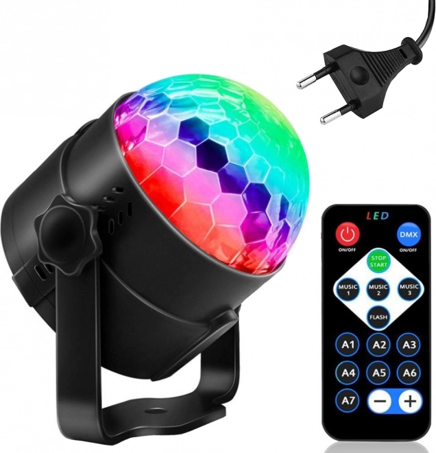 LED disco projector met RGB lichteffecten