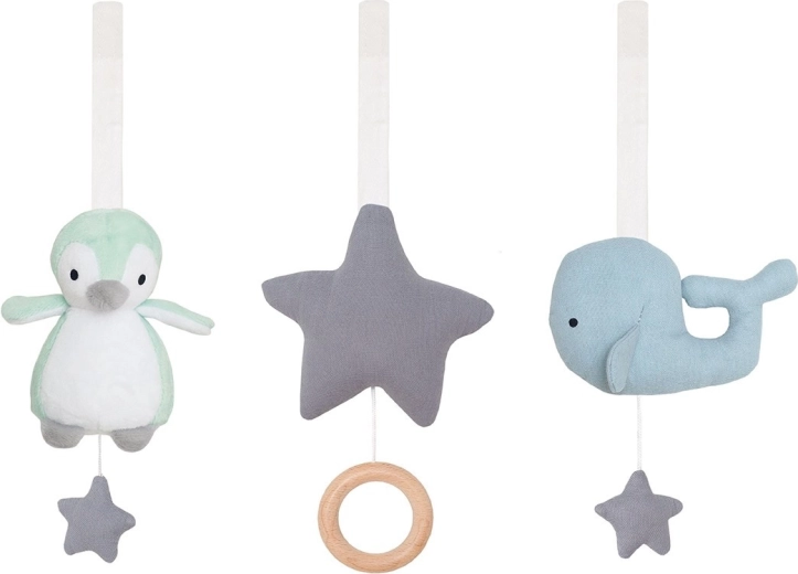 Jabadabado toys for a baby gym - penguin - 1 piece