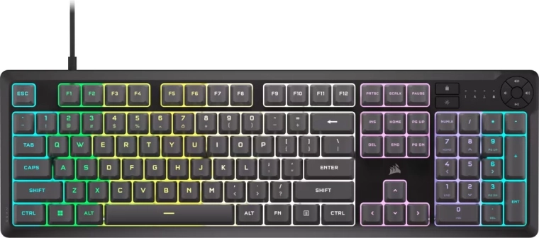 Gamingtoetsenbord Corsair K55 Core RGB grijs