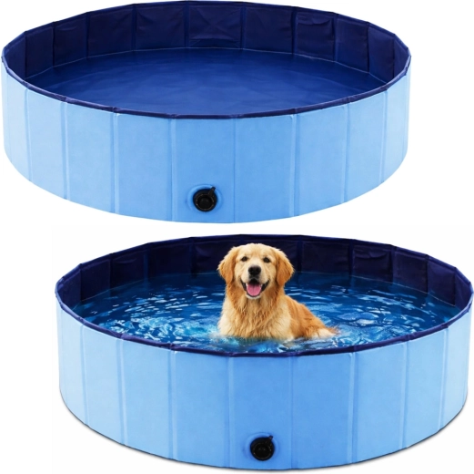 Foldable Dog & Pet Pool 120 × 30 cm