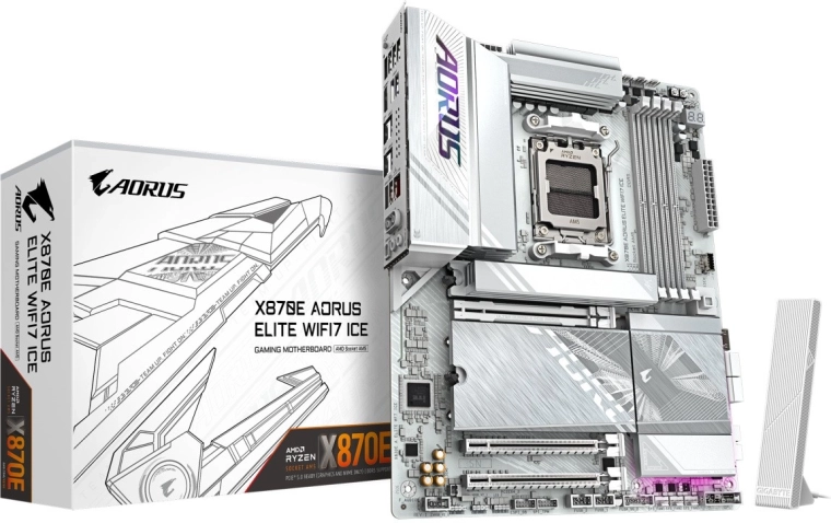 Carte mère Gigabyte X870E AORUS ELITE WIFI7 ICE
