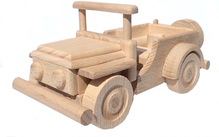 Ceeda Cavity wooden jeep car