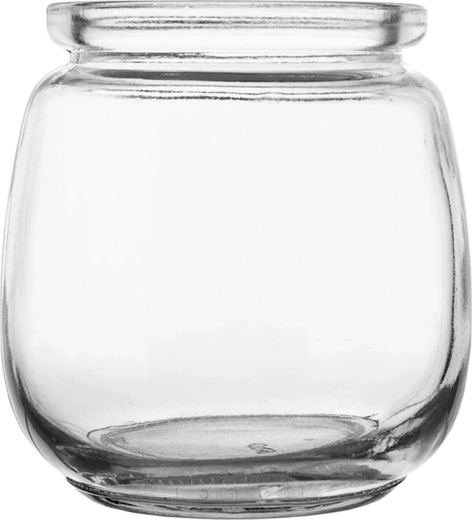 Hygienic clear glass without absorbing odors
