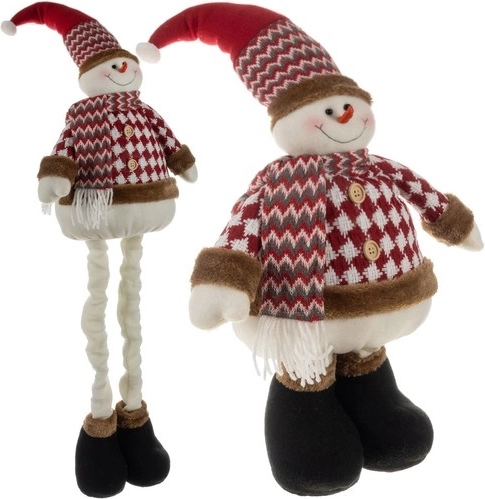 Teleskopischer Weihnachtsschneemann Ruhhy 105 cm - 1 Stück