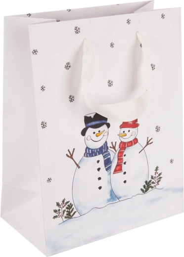 Cadeaupapieren tas SNEEUWPOP 18 × 10 × 23 cm