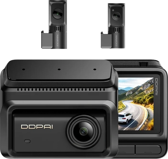 DDPAI Z90T caméra de tableau de bord 4K à trois canaux avec GPS