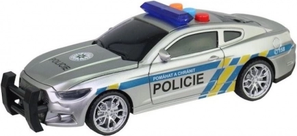 Friction-Powered Police Car with Light and Sound