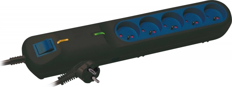 Lestar multiprise parafoudre 3 prises 3 m noire - 1 pièce