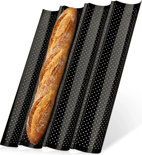 Vilde Granitica 4-Baguette Baking Pan 38 × 33 cm