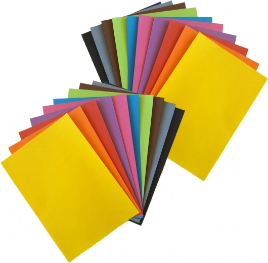 Farbige A4-Papiere – Set mit 20 Blatt