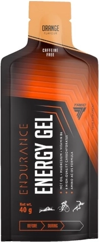 Trec Endurance energiegelf zonder cafeïne sinaasappel 40 g