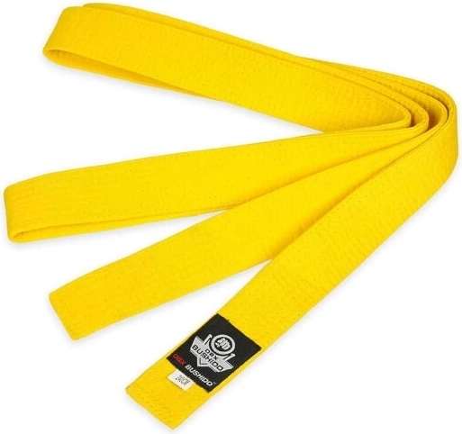 Ceinture de karaté jaune DBX Bushido OBI – 260 cm