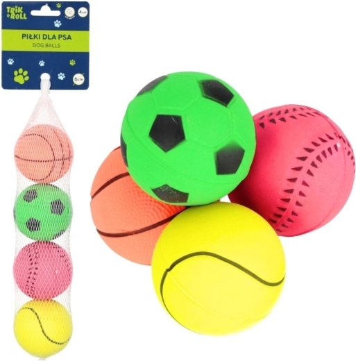 Set hondenballen 4 stuks