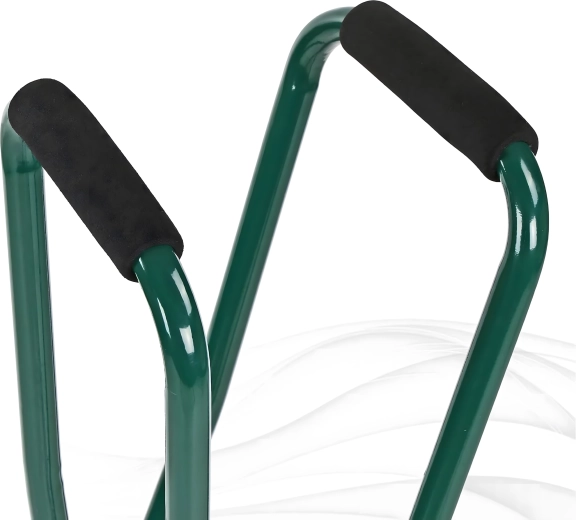 Comfortable foam handles and sturdy build