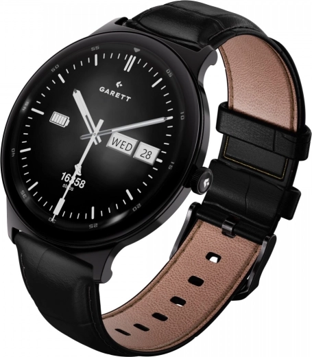 Two straps included: steel and leather