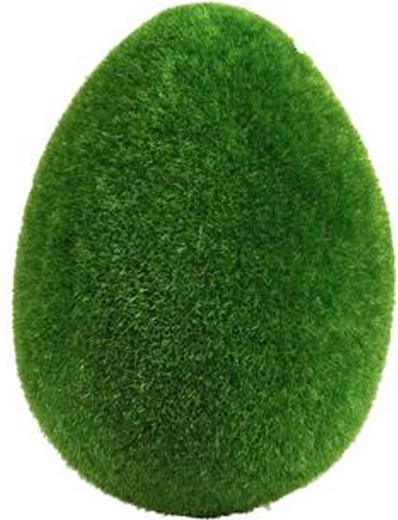 Moss-Effect Decorative Egg 15 cm